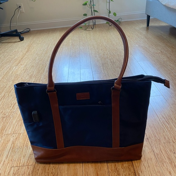 Relavel Laptop tote bag 17.3 inch laptop bag USB port - Picture 4 of 13